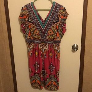Bright Printed Dress